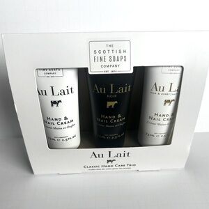 The Scottish Fine Soaps Co AU LAIT Classic Hand Cream Trio 3 x 2.5 fl oz  NWT